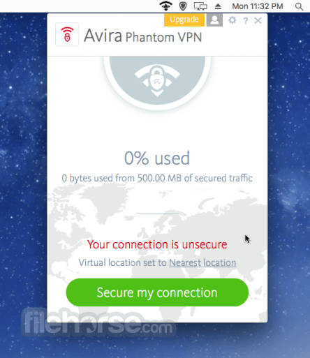 Avira Phantom VPN 2.24.2 Captura de Pantalla 1