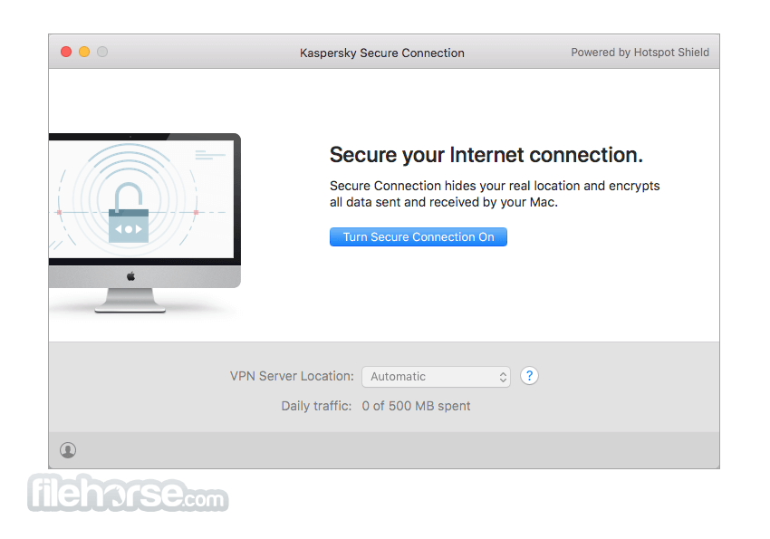 Kaspersky Secure Connection 3.2.1 Captura de Pantalla 1