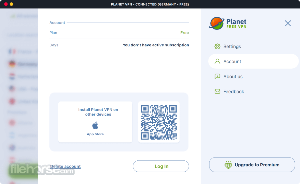 Planet VPN 1.4.10 Screenshot 3