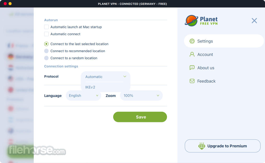 Planet VPN 1.4.10 Screenshot 4