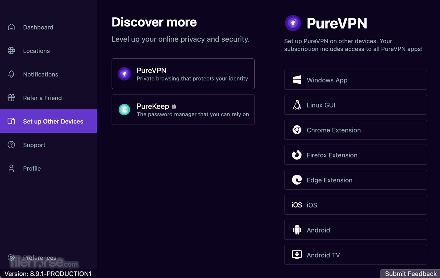PureVPN 7.2.2 Screenshot 4