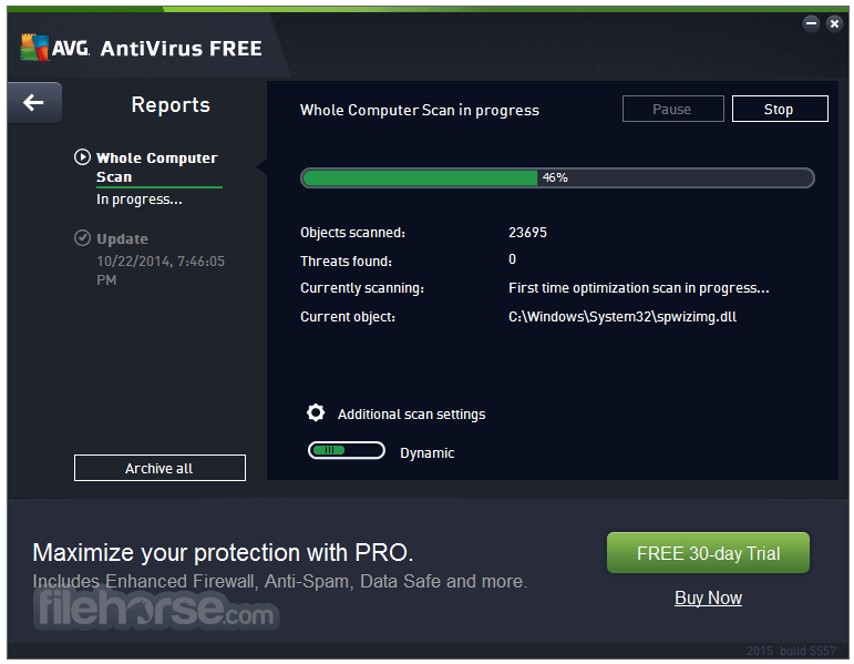 avg free antivirus free trial