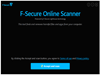 F-Secure Online Scanner 8.11.11.0 Captura de Pantalla 1