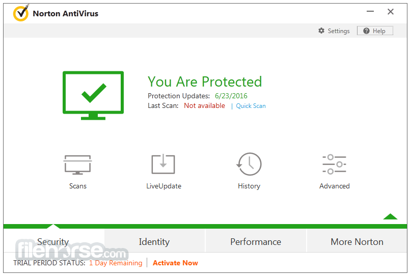 norton antivirus one year free download
