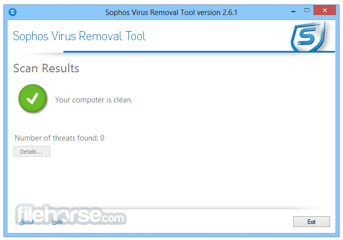 Sophos Virus Removal Tool 2.9.0 Screenshot 3