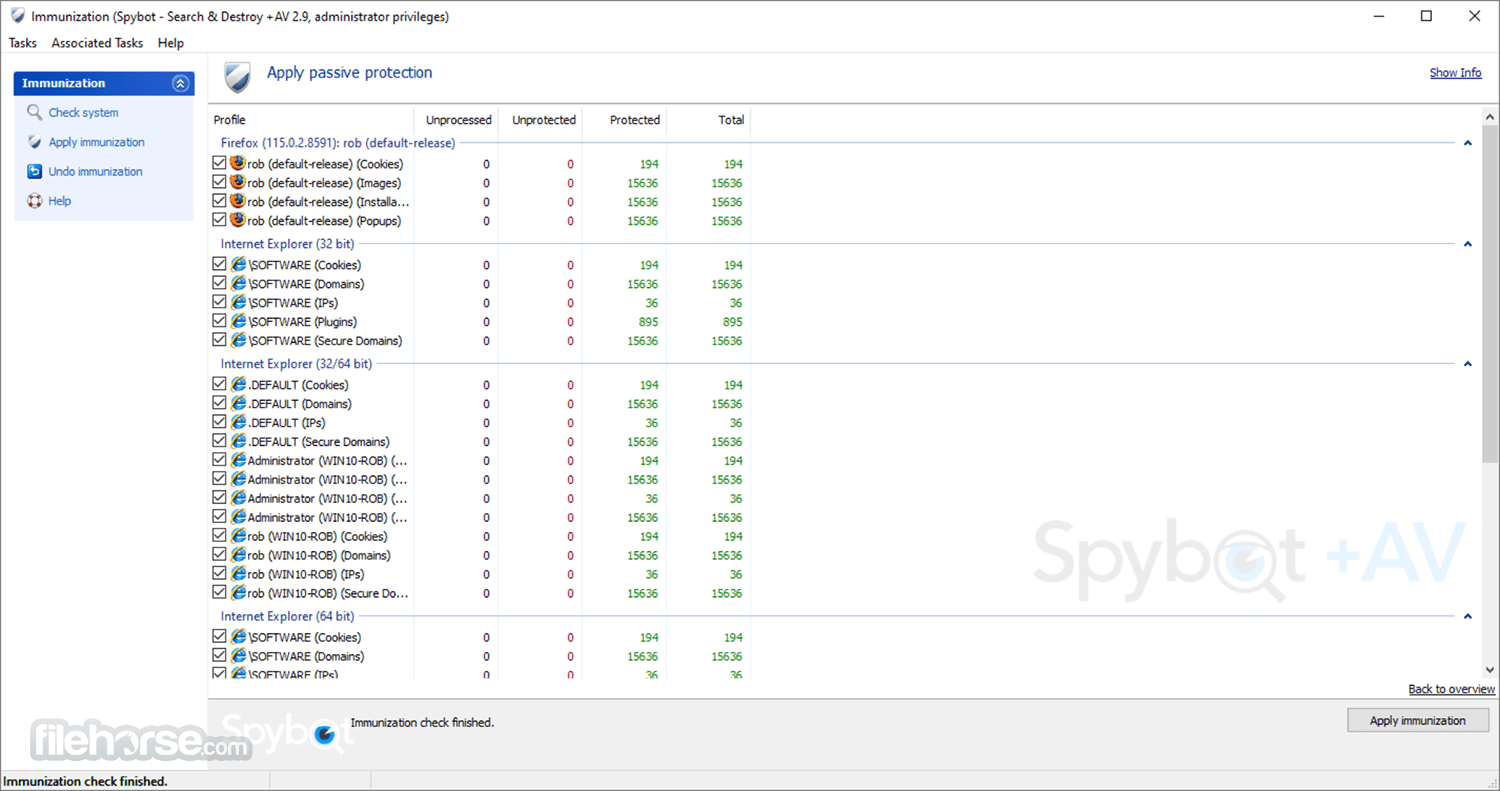 Spybot Search & Destroy 2.9.85.5 Screenshot 3