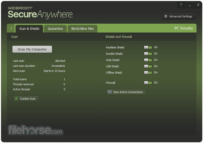 Webroot SecureAnywhere Antivirus Download (2019 Latest ...