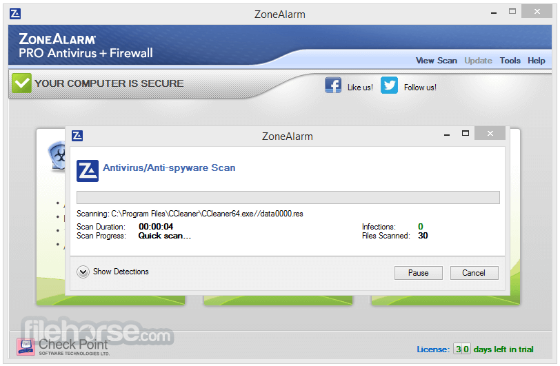ZoneAlarm Pro Antivirus + Firewall NextGen 3.6.313 Screenshot 2