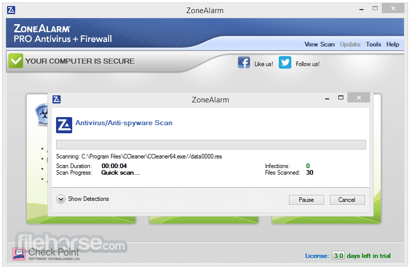 zonealarm antivirus pro