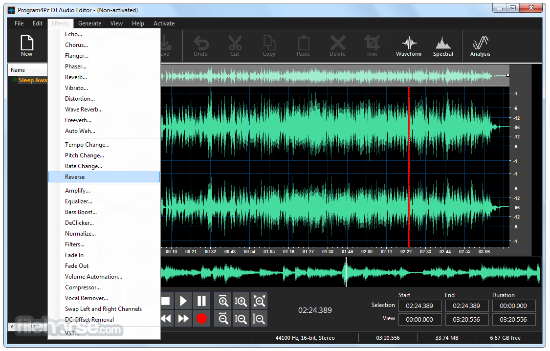DJ Audio Editor 9.1 Screenshot 3