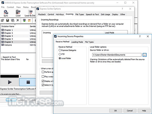 Express Scribe Transcription Software 12.18 Screenshot 2