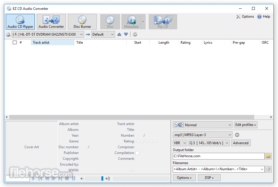 EZ CD Audio Converter 11.5.0.1 Screenshot 1