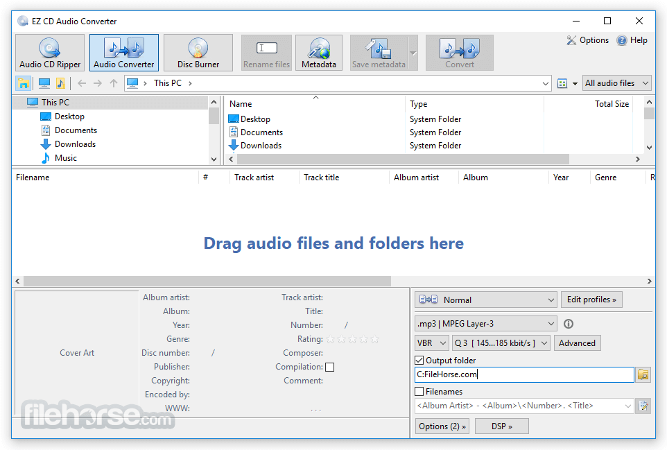 EZ CD Audio Converter 11.5.0.1 Screenshot 2