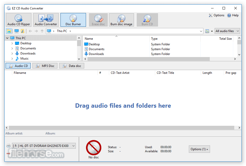 EZ CD Audio Converter 11.5.0.1 Screenshot 3