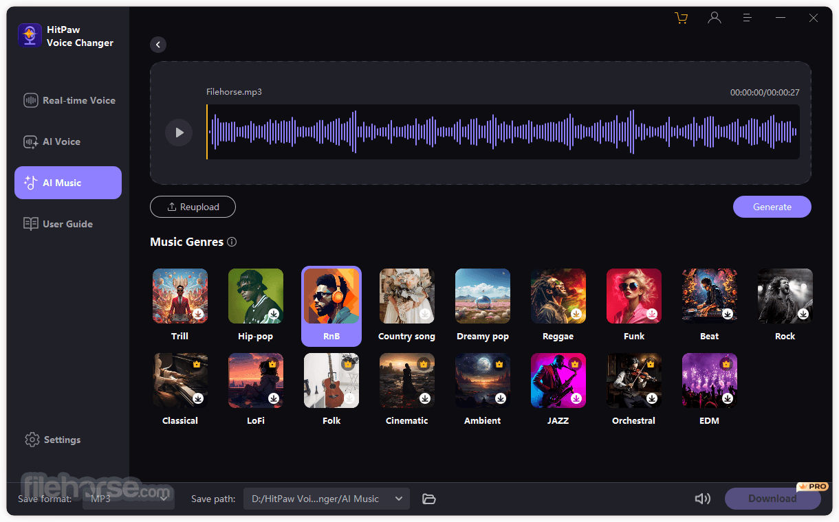HitPaw Voice Changer 1.2.1 Screenshot 4