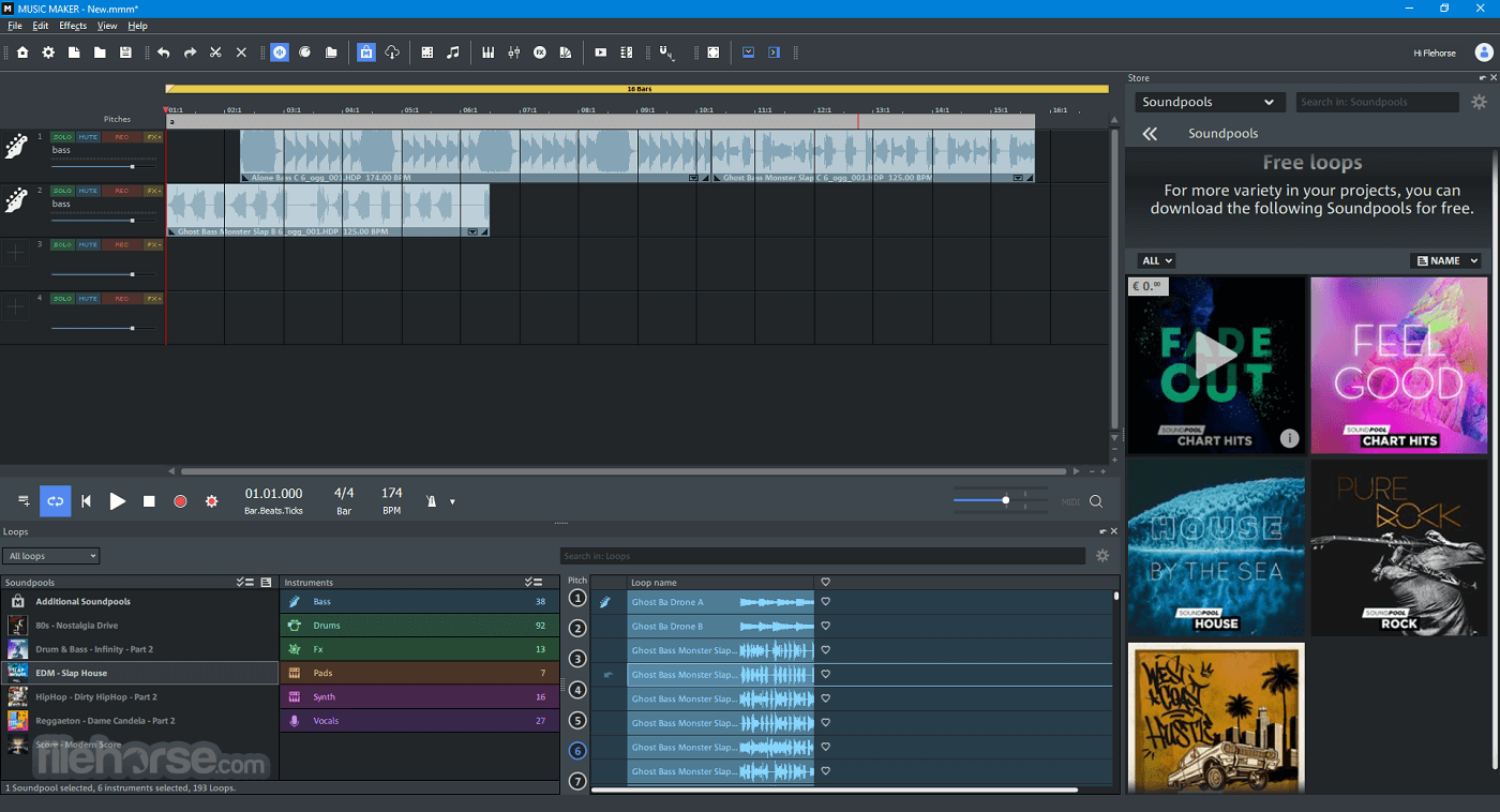 Magix Music Maker Screenshot 01 