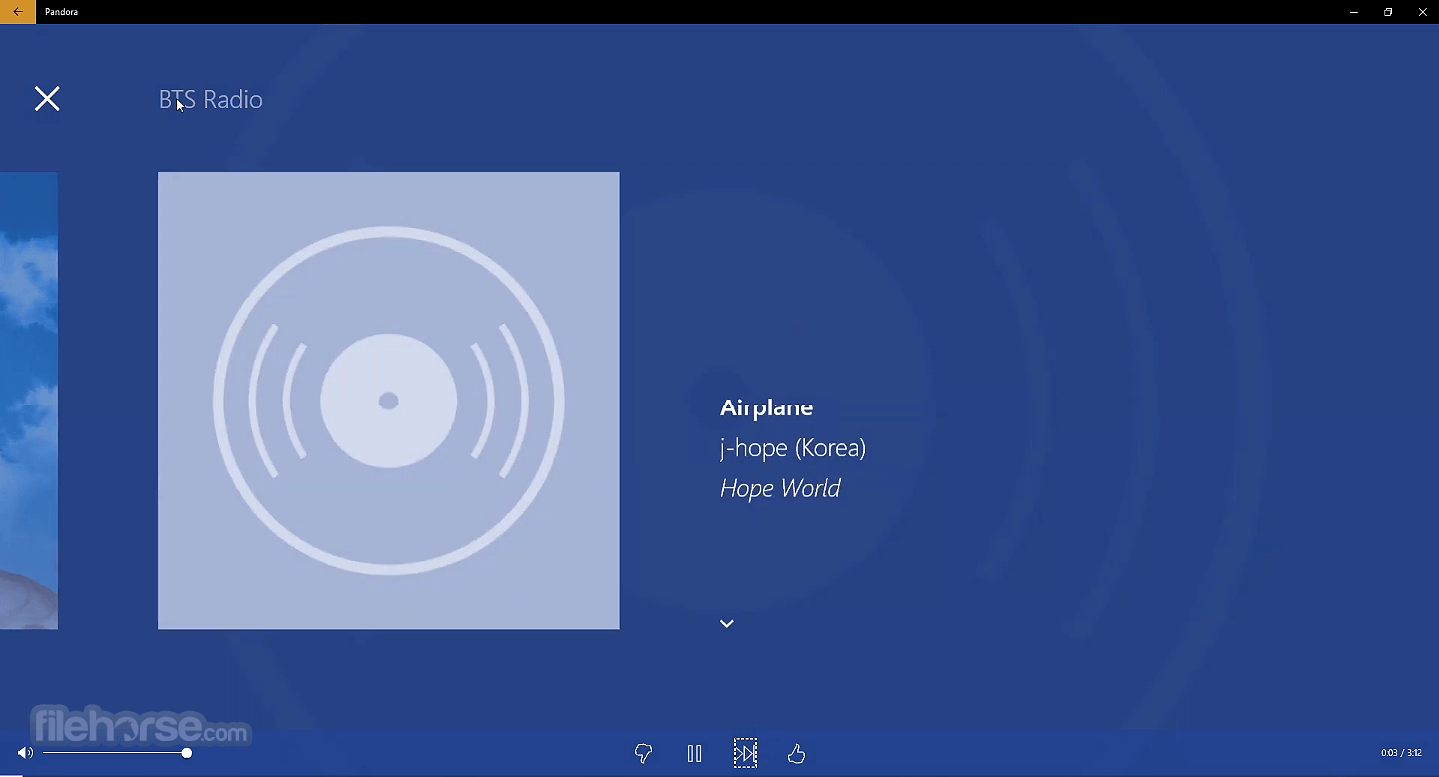 Pandora 15.0.3.0 Screenshot 2