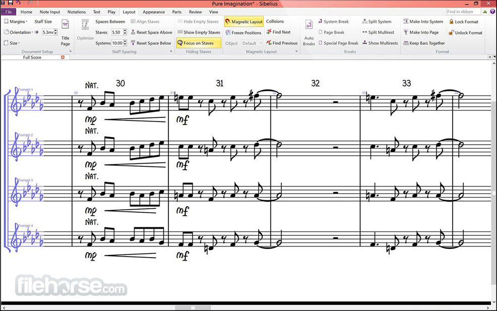 Sibelius 2022.12 Screenshot 1