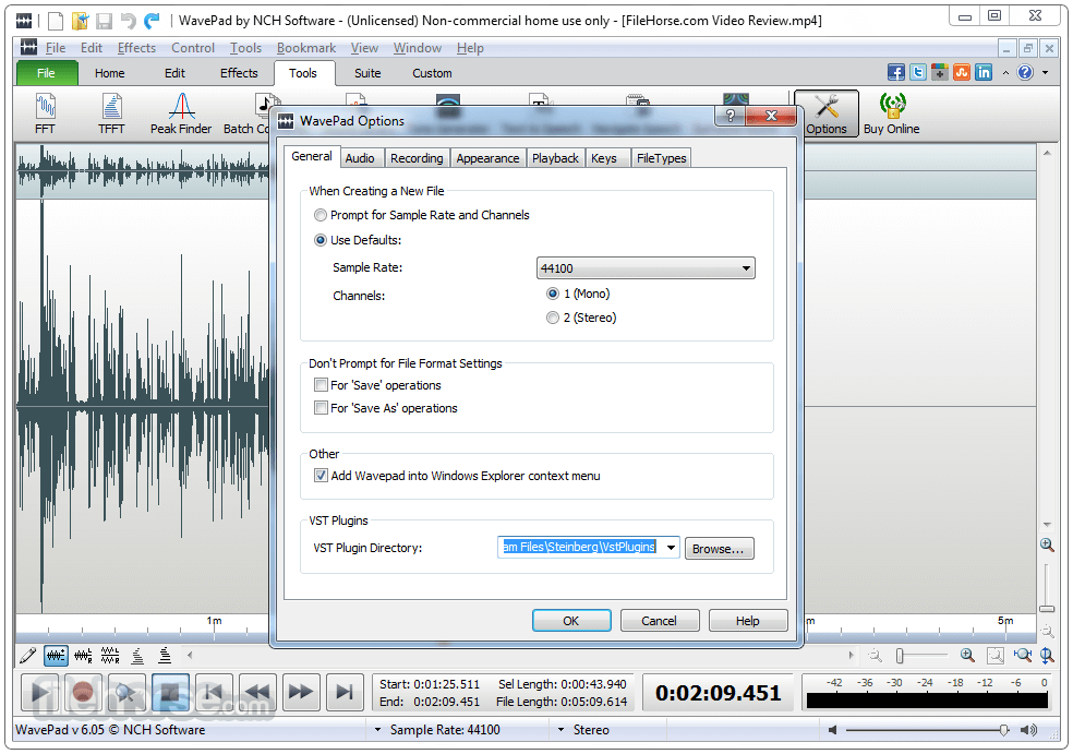 WavePad Sound Editor 19.05 Screenshot 5