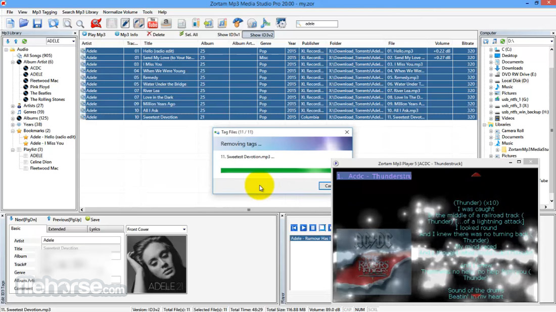 Zortam Mp3 Media Studio 31.55 (64-bit) Screenshot 4