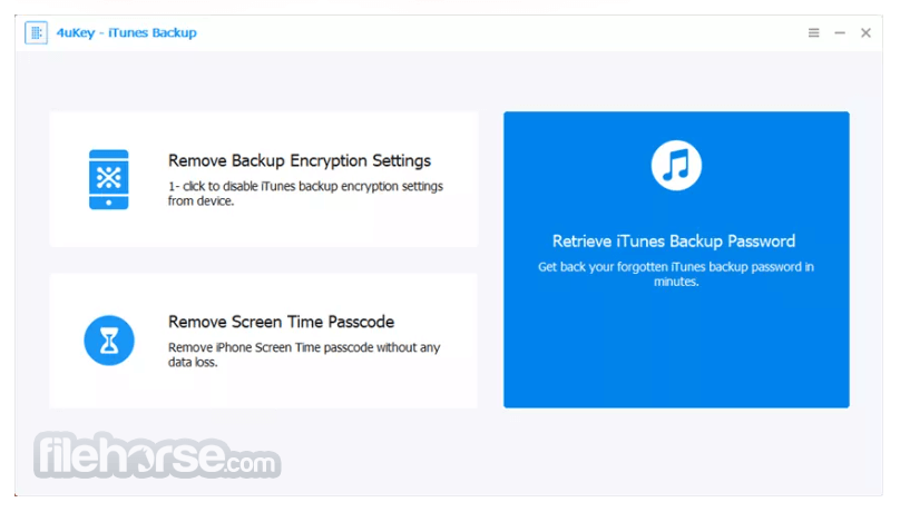 Windows 7 4uKey - iTunes Backup 5.2.32 full