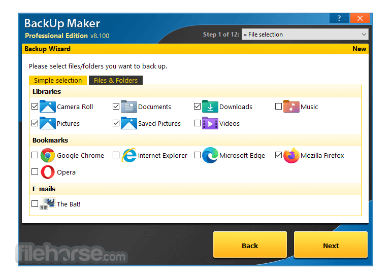 BackUp Maker 8.300 Screenshot 2