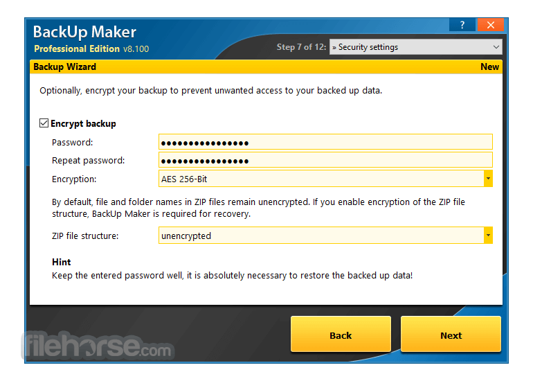 BackUp Maker 8.300 Screenshot 5