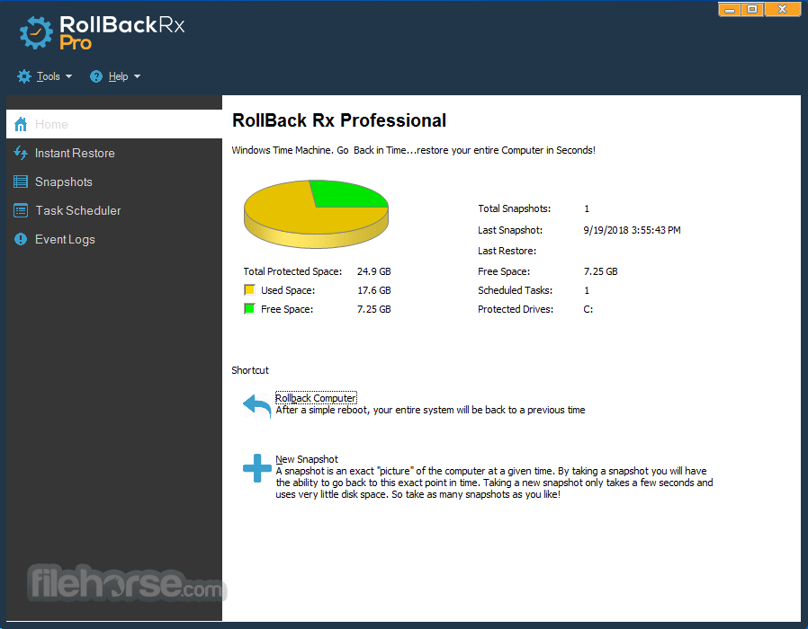 RollBack Rx Professional Screenshot 1