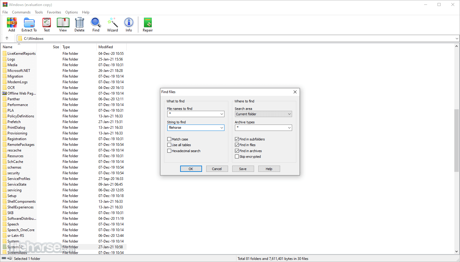 WinRAR 6.24 (64-bit) Captura de Pantalla 3