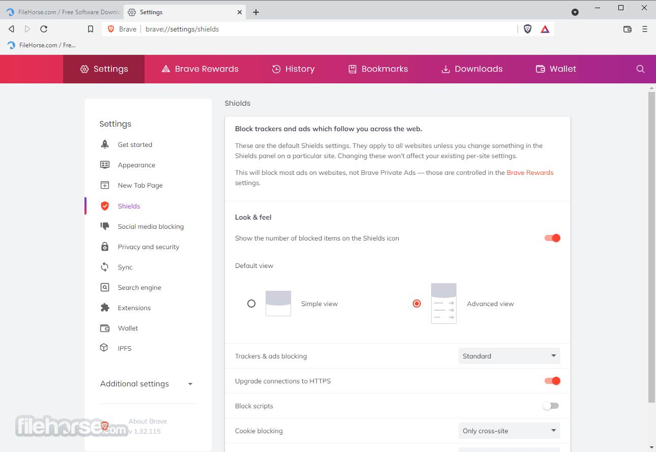 Brave browser for xp