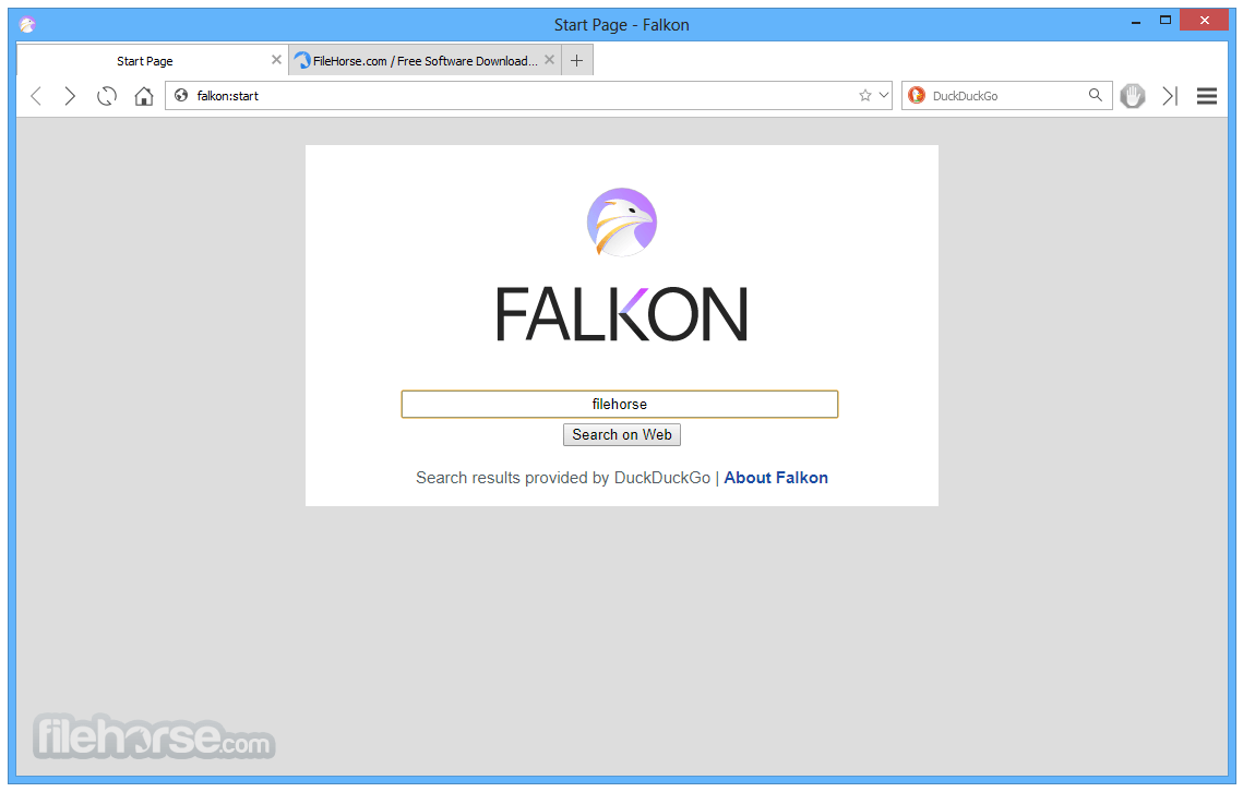 Falkon 3.1.0 (64-bit) Screenshot 1