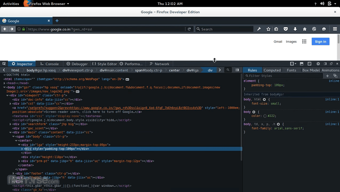 Firefox Developer Edition 104.0b9 (32-bit) Screenshot 1