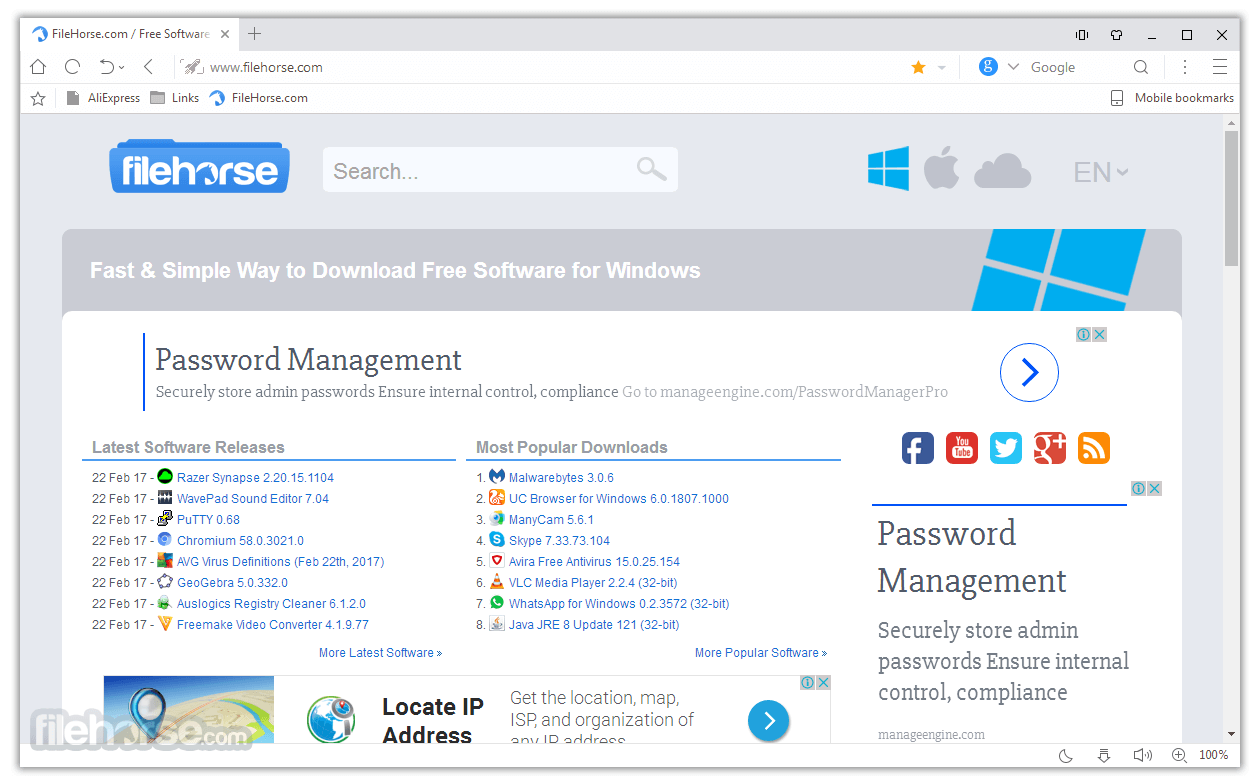 free browser for windows 7