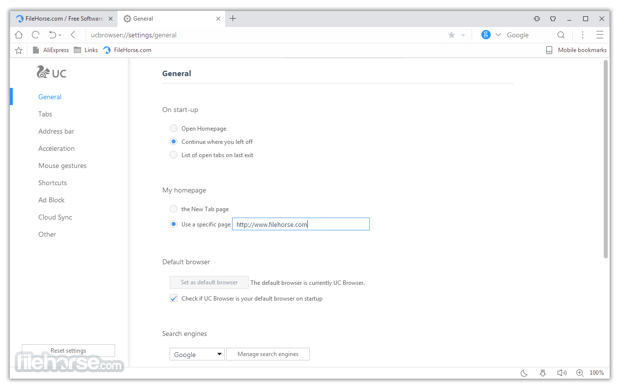 Uc Browser For Windows 7 0 185 1002 Download For Windows Old Versions Filehorse Com