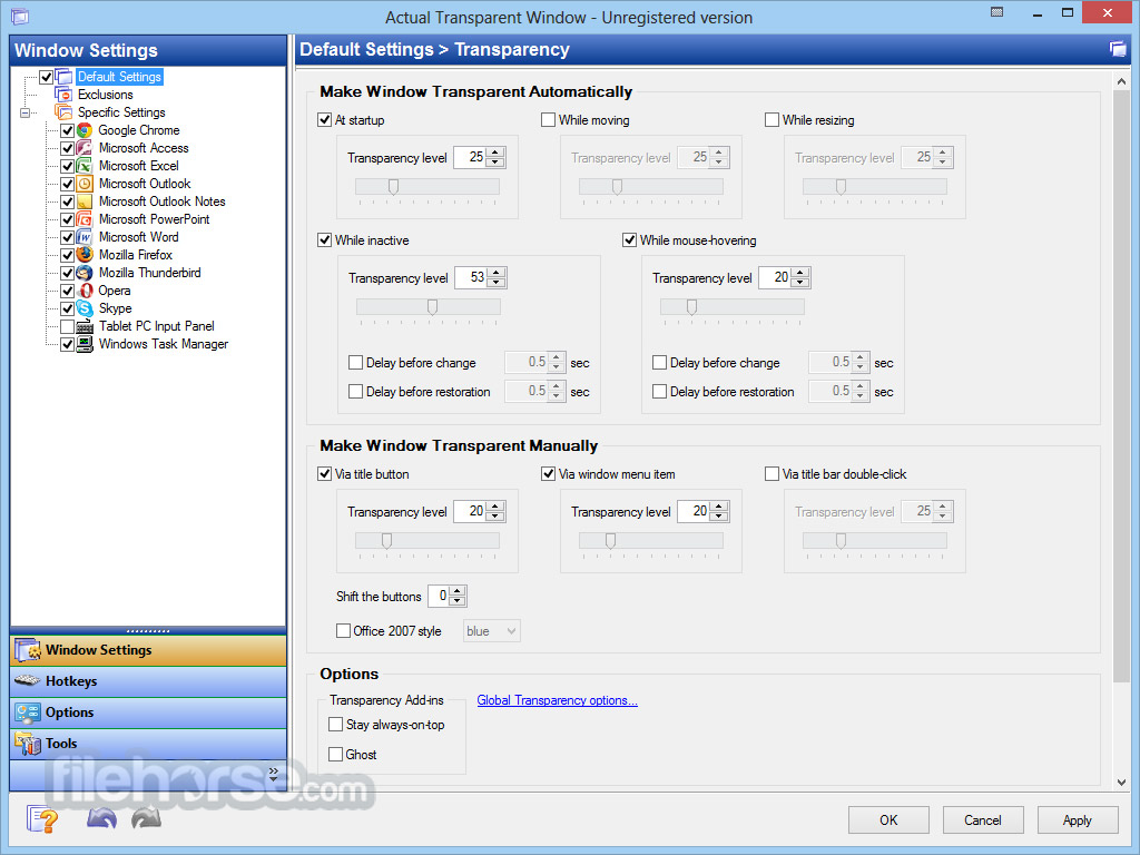 Actual Transparent Window Screenshot 1