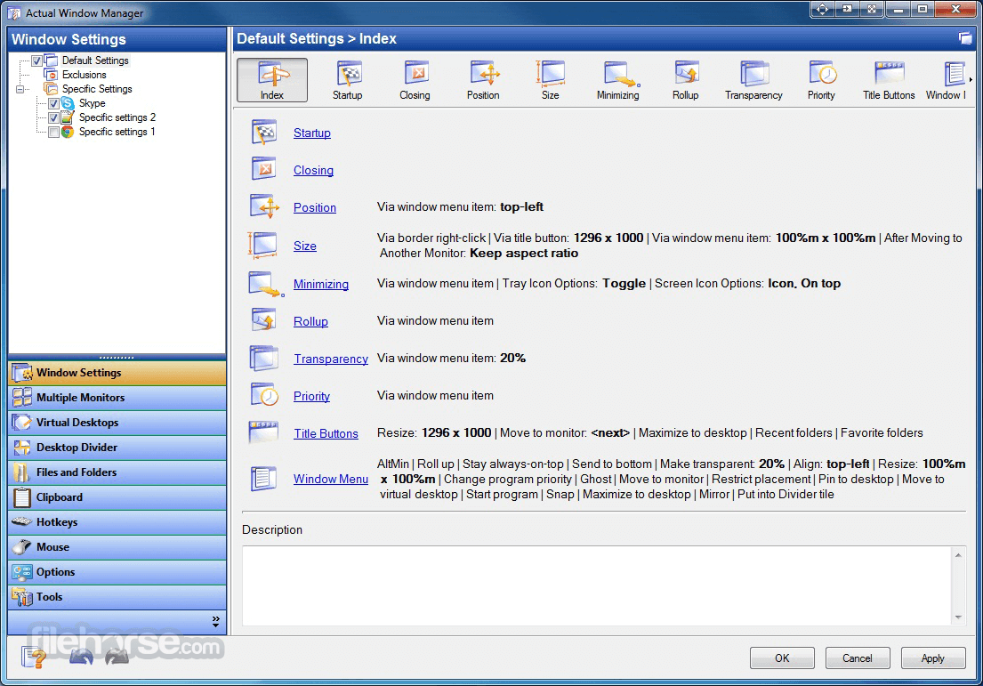 Actual Window Manager 8.15 for windows download