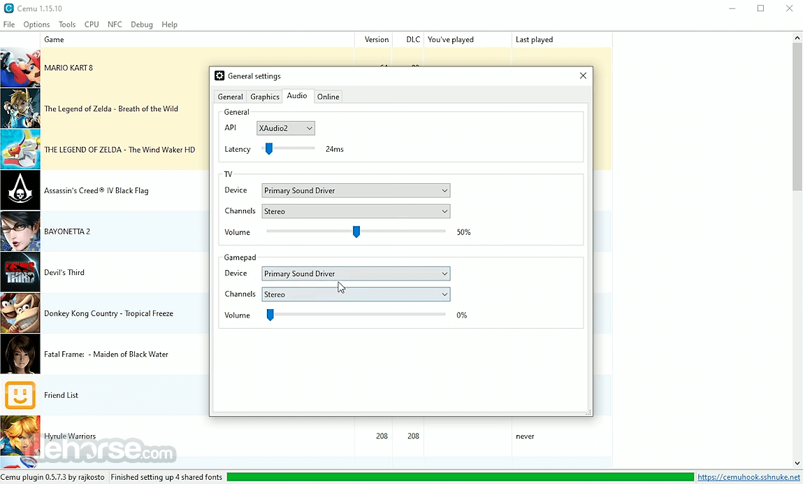 wii u emulator cemu v1.7.5