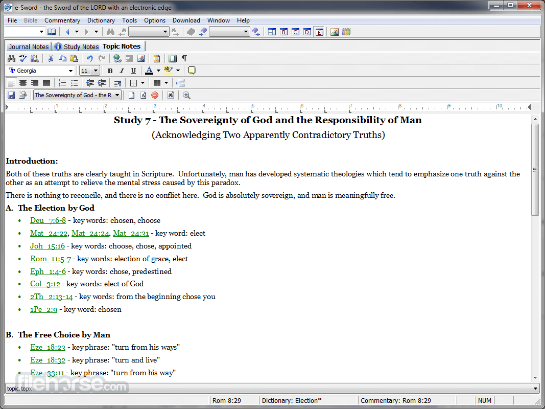 e-Sword Screenshot 3