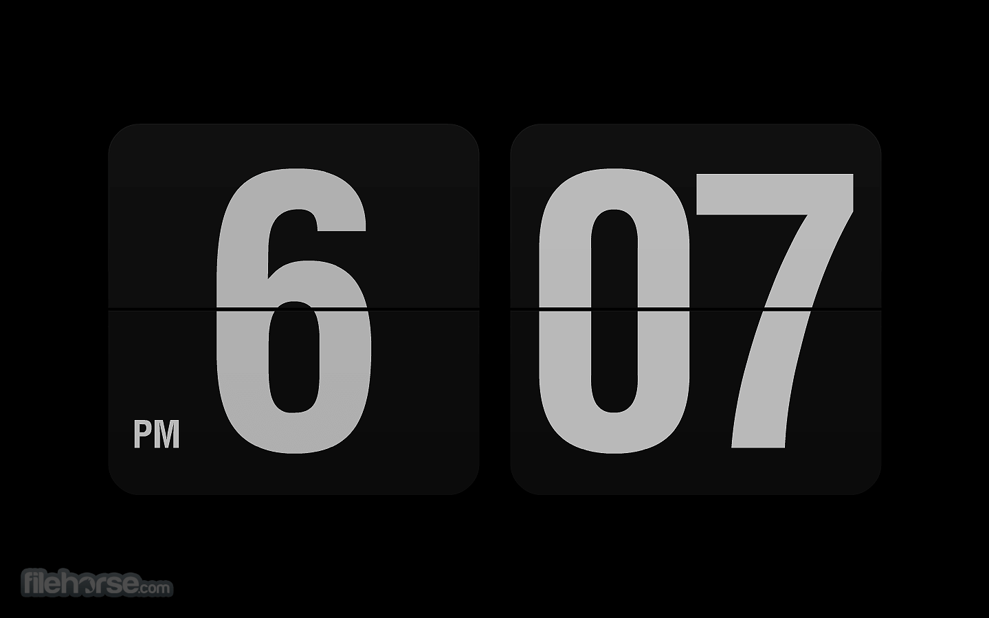 flip clock screensaver windows