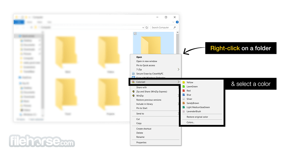 Folder Colorizer 4.1.3 Screenshot 1