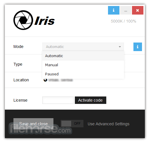 Iris 1.2.0 Screenshot 2