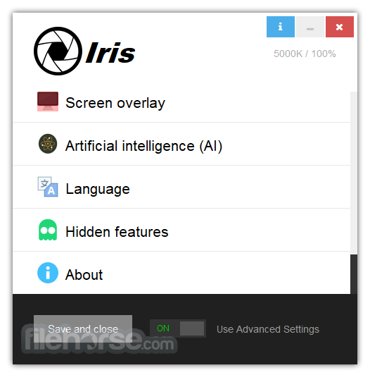 Iris 1.2.0 Screenshot 5