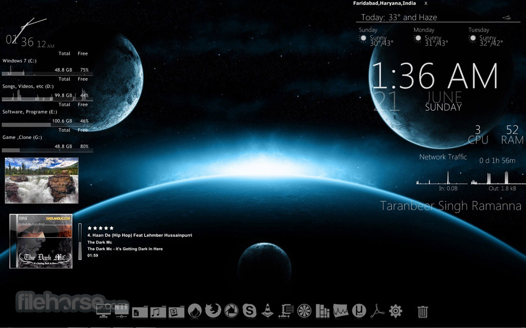 download rainmeter skin installer