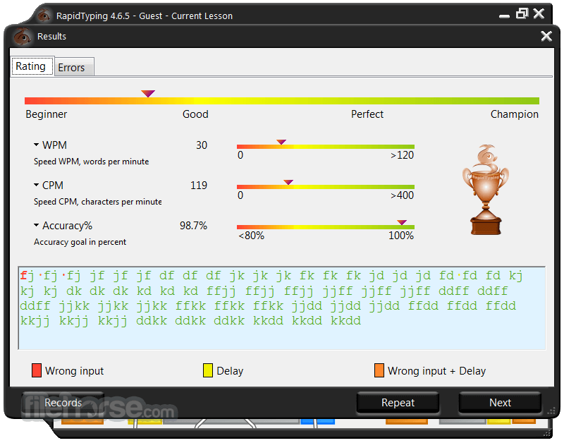 typing master 98