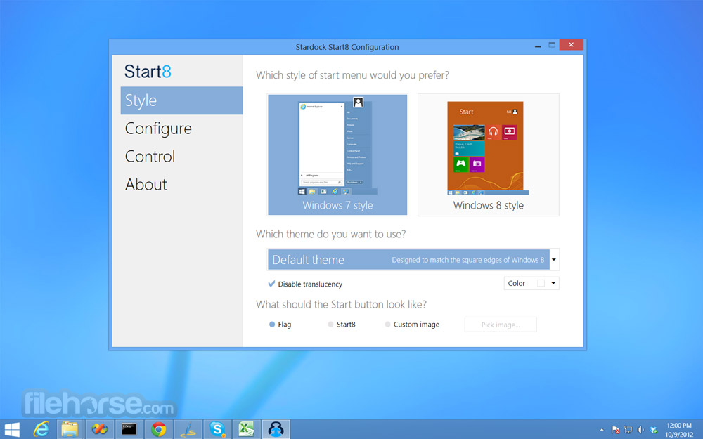 download start menu 8 free