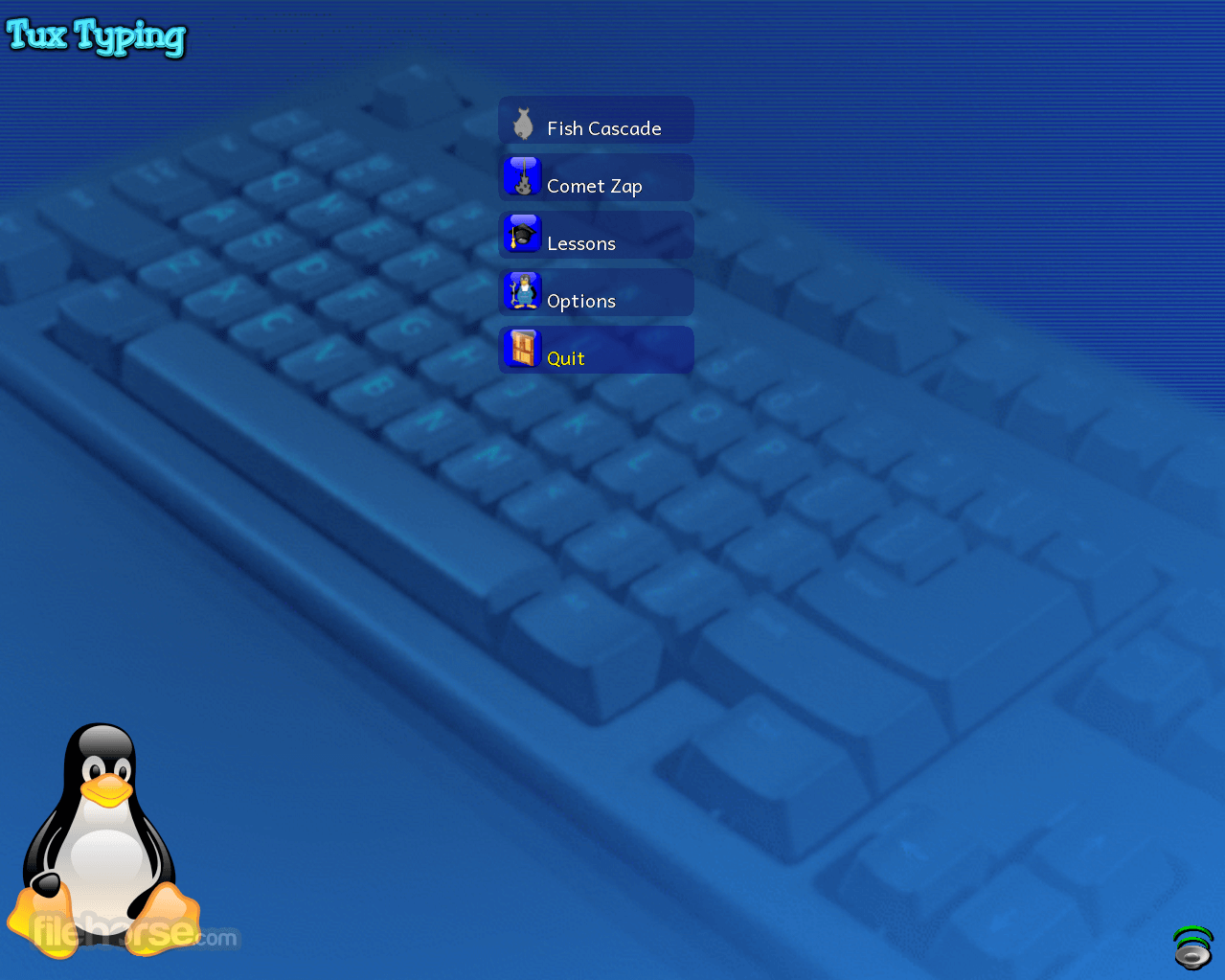 tux typing game