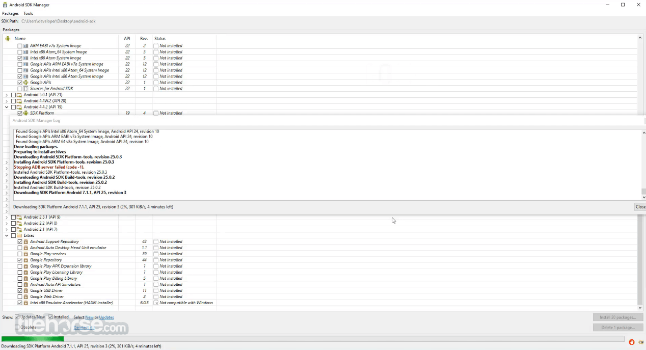 android sdk download windows 10 64 bit