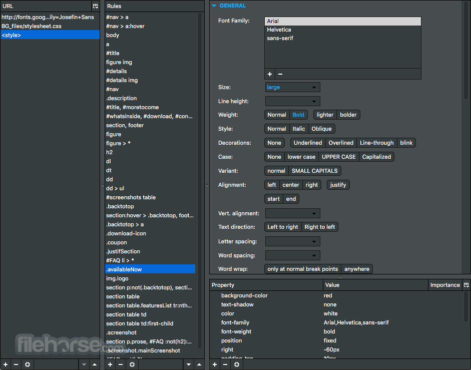 What is meant by web browser software