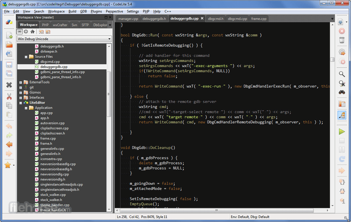 CodeLite 16.2 Screenshot 1