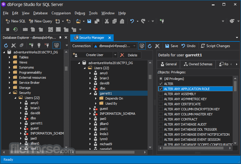 dbForge Studio for SQL Server Professional 6.2.22 Screenshot 3